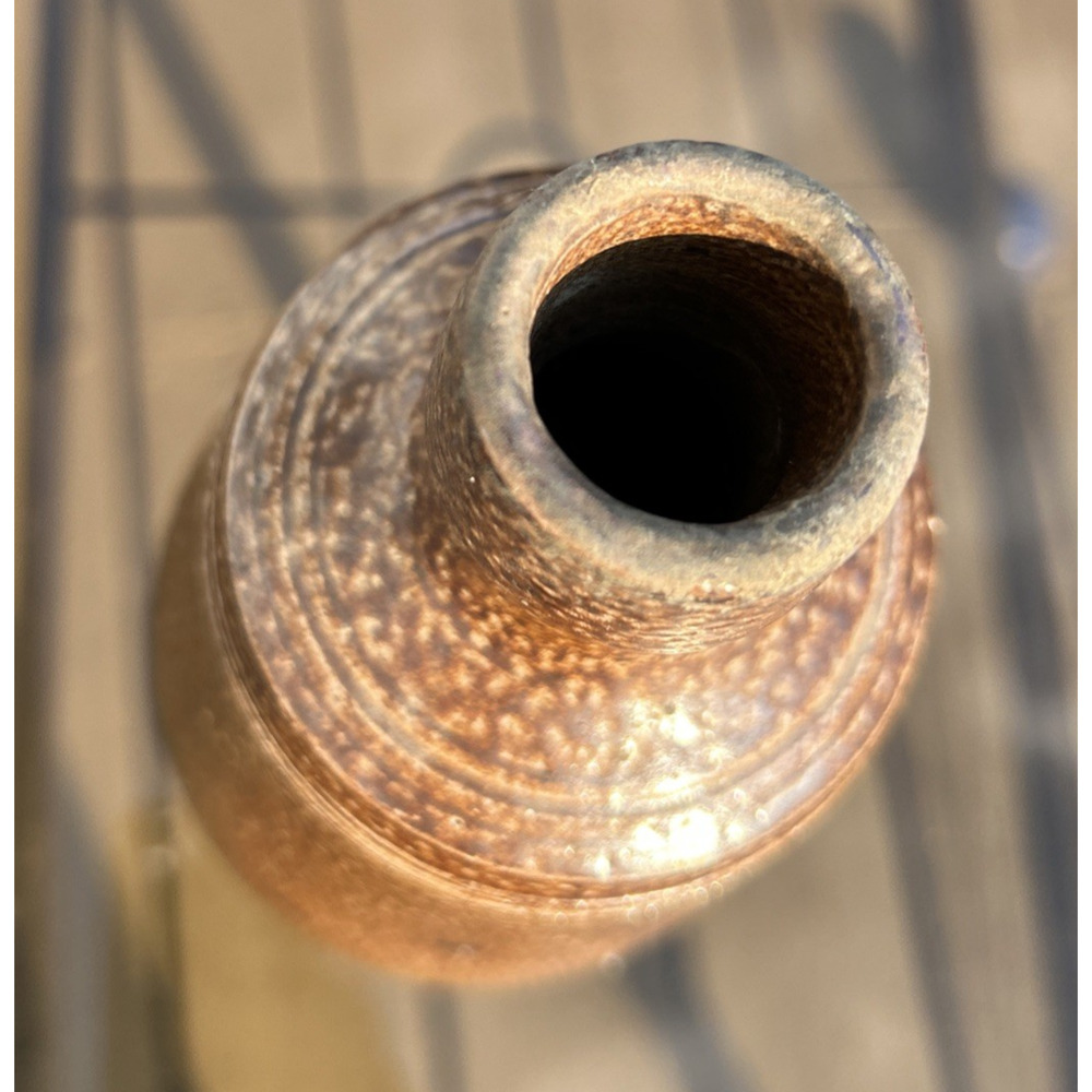 Vintage stone wear bottle vase pottery speckled unbranded - Picture 2 of 4